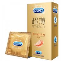【避孕润滑】热感超薄金装12只装杜蕾斯